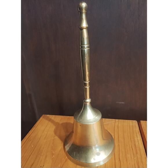 Vintage Brass Bell 7” Unbranded Holiday Traditional - Picture 3 of 4